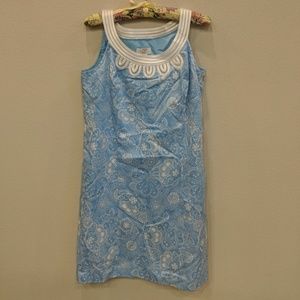 Loft blue springy dress